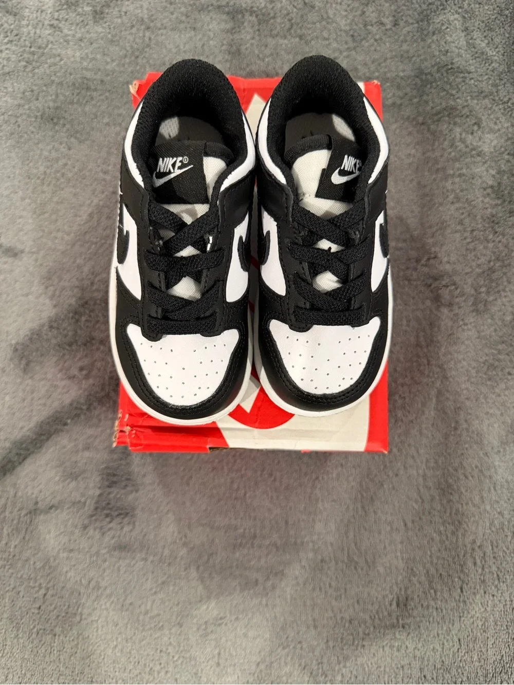 Nike Dunk Low Kids Sneakers - Black/White